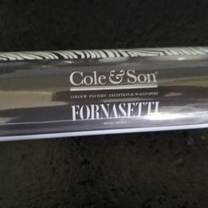 Cole and Son b&w Malachite wallpaper